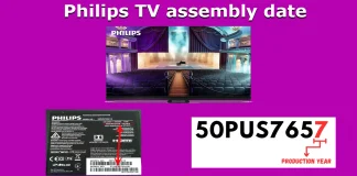 Sådan finder du dit Philips TV’s produktionsår