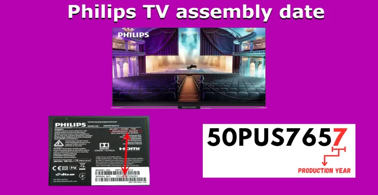 Sådan finder du dit Philips TV’s produktionsår