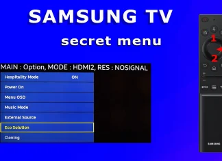 Adgang til servicemenuen med Smart Remote