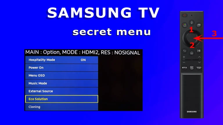 Adgang til servicemenuen med Smart Remote