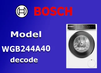 Afkodning af Bosch Vaskemaskine Modelnumre