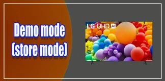 Kuidas välja lülitada demorežiim (poe režiim) LG televiisorites