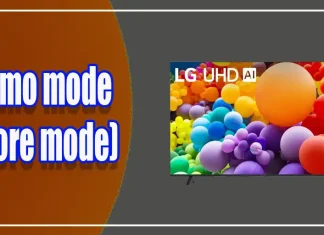 Kuidas välja lülitada demorežiim (poe režiim) LG televiisorites