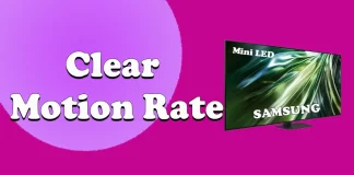 Hvad er Clear Motion Rate i Samsung TV